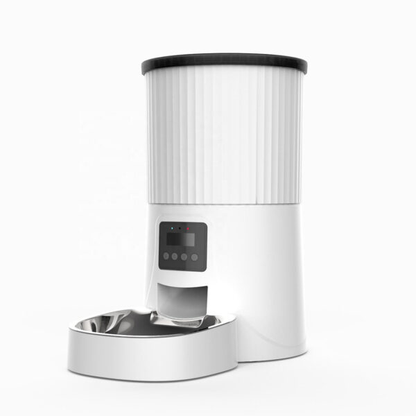 Smart 4L Automatic Pet Feeder with 1080P HD Video | Voice Recording, Time Feeding, and Key Lock for Dogs and Cats - Image 2