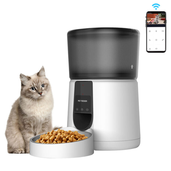 Smart 3.5L Automatic Pet Feeder with Live Video, Voice Interaction & Mobile App Remote Feeding | For Cats and Dogs