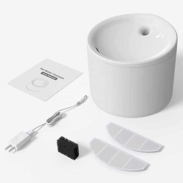 84oz/2.5L Ultra Quiet Pet Water Fountain Wi-Fi Smart Pet Dog Water Fountain