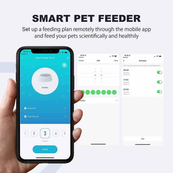 6L Smart App WiFi Automatic Pet Feeder | Power-Off Protection | LCD Display | Pet Food Bowl for Dogs & Cats - Image 5