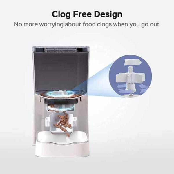 Smart Automatic Pet Feeder 4L | App-Controlled Dog Feeder with Timer & Anti-Block System - Image 5