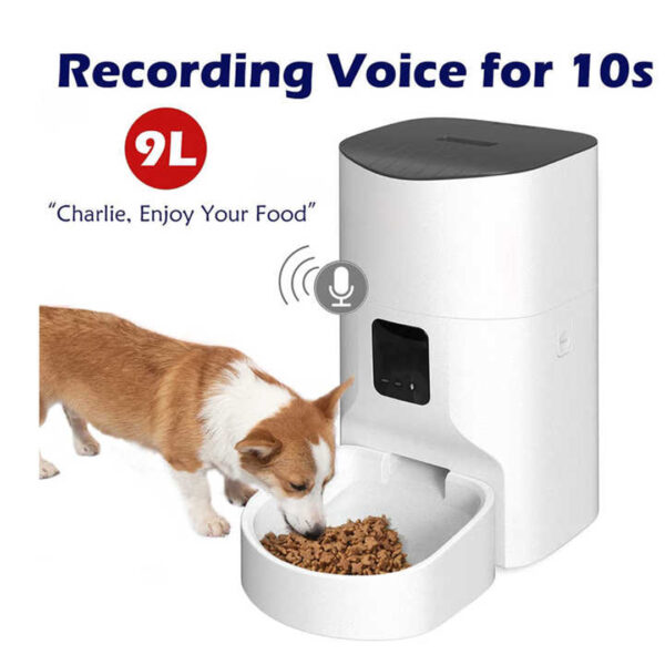 7L/9L WiFi App-Controlled Smart Pet Feeder | Automatic Feeder for Cats, Dogs, and Small Animals with Voice Interaction - Image 8