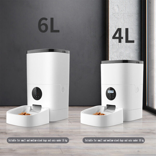 Smart 4L Automatic Pet Feeder with 1080P HD Video & Mobile App Control | Voice Interaction for Dogs and Cats - Image 7
