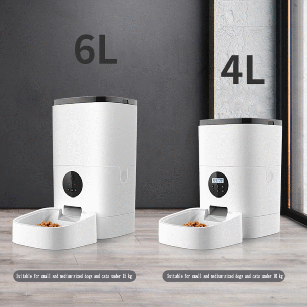 Hot Selling 4L Smart Automatic Pet Feeder with 1080P Live Video & Voice Interaction | Mobile App Control for Dogs and Cats - Image 7